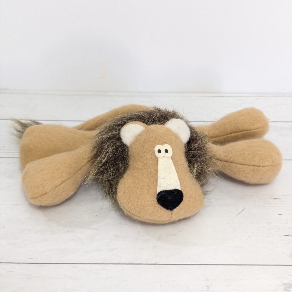 Hallmark Monroe Lion 6" Plush Toy Stuffed Animal Rodney Reindeer Vintage 1985